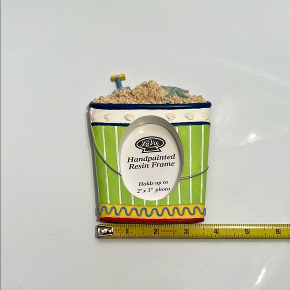 Ceramic Beach Sand Bucket Photo Frame - Picture 4 of 6